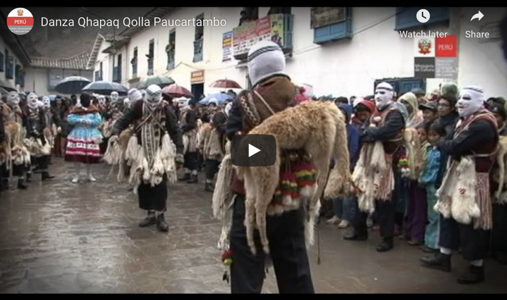 llama dance - open video