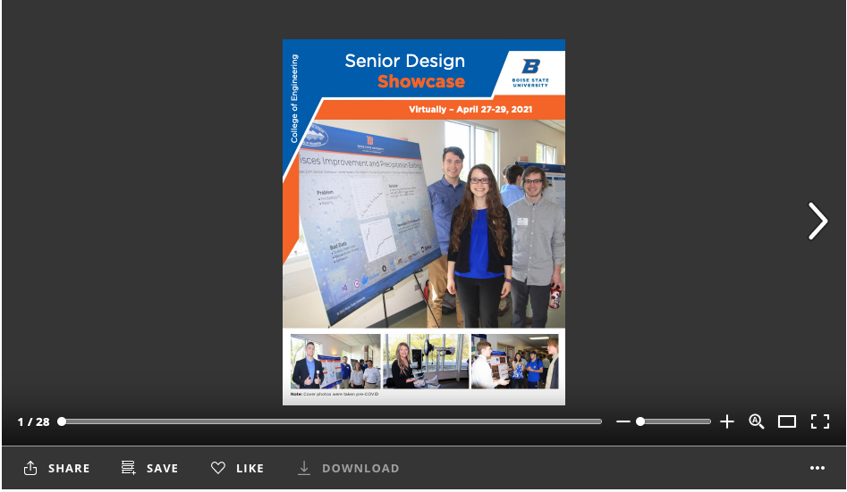 Senior Design Program Cover