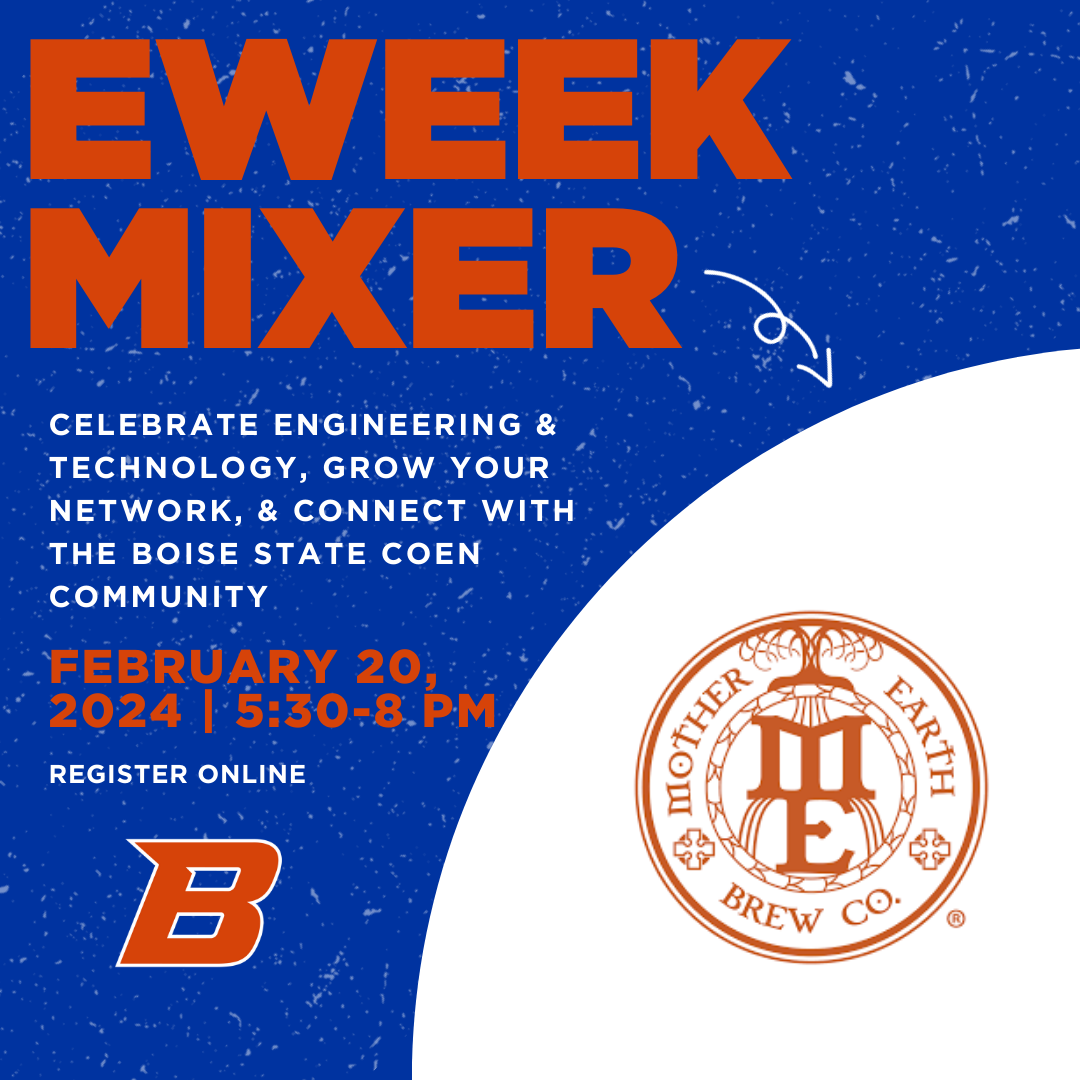 Boise State National Engineers Week Mixer event graphic