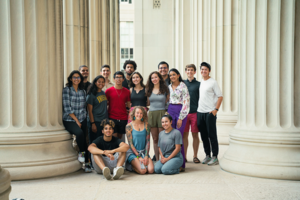 Josue and other students who attended the Massachusetts Institute of Technology (MIT) Summer Research Program