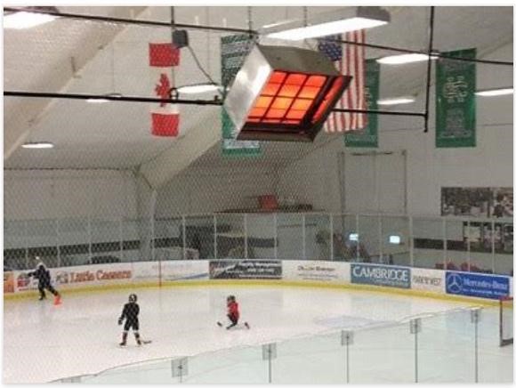an indoor ice rink