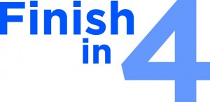 Finish in 4 logo