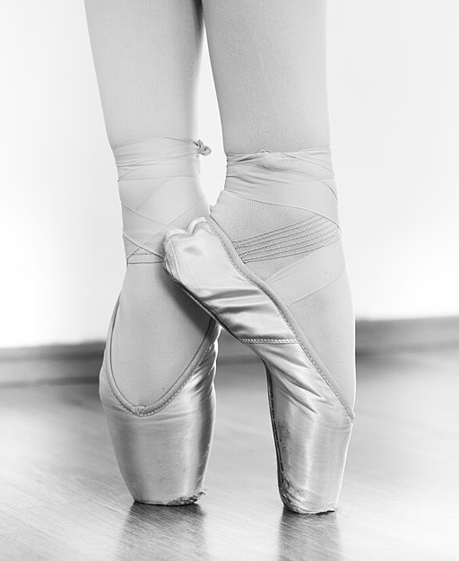 Ballet point shoes