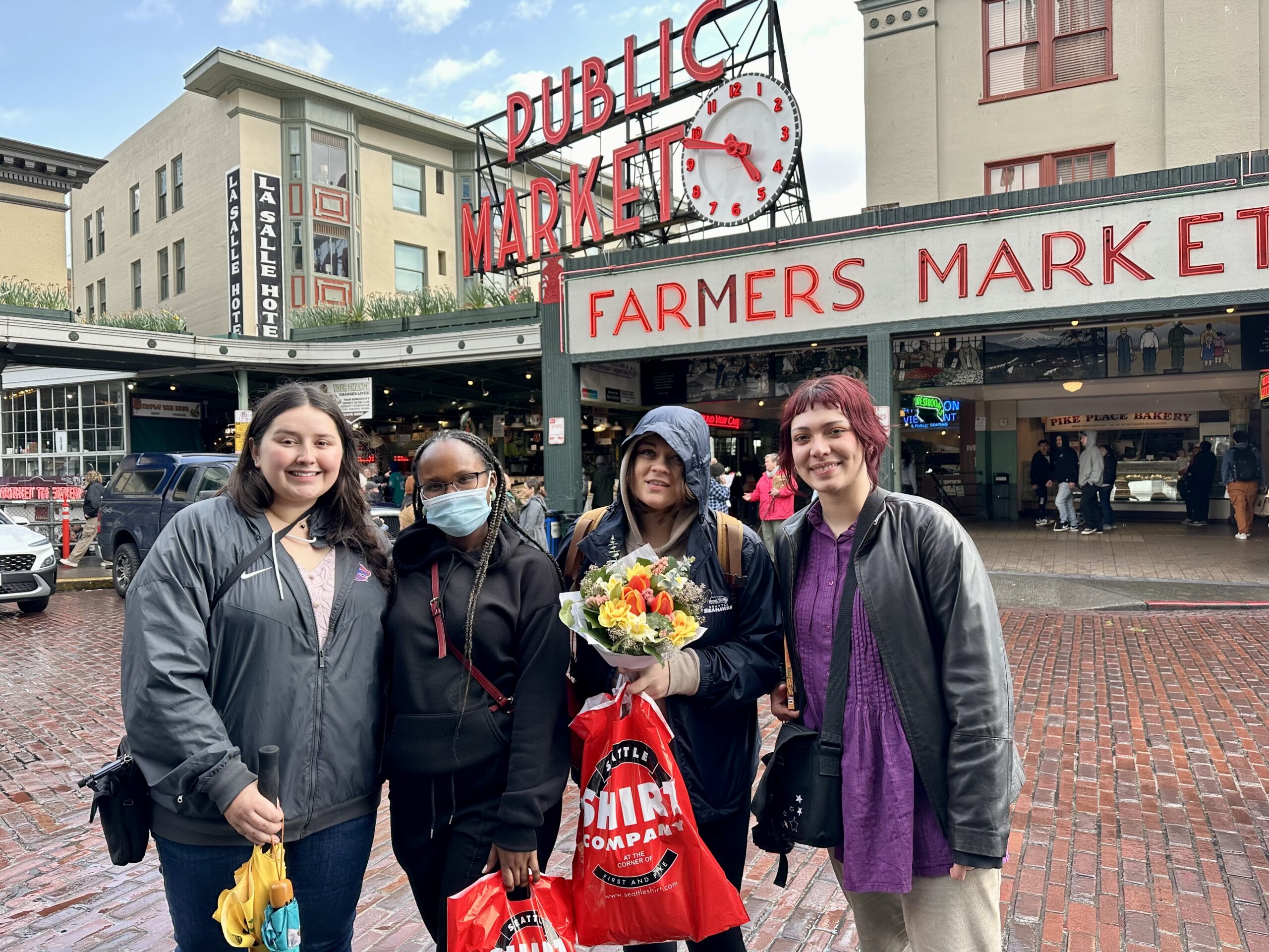 TRIO STEM Students at Pike Place Market
