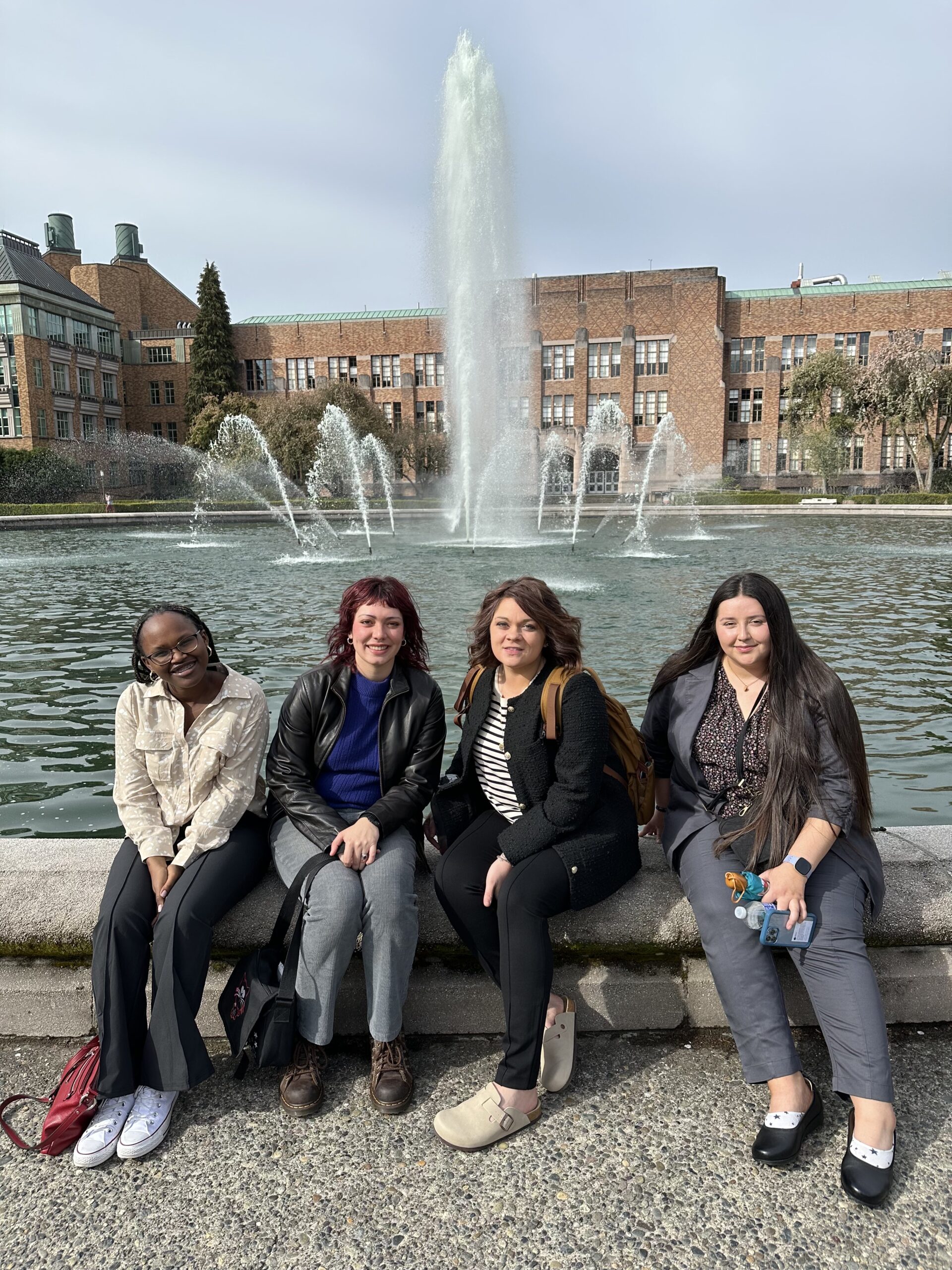 TRIO STEM Students on University of Washington campus