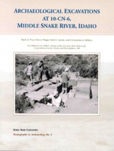 Publication Cover Photo for Archaeological Excavations at Middle Snake River