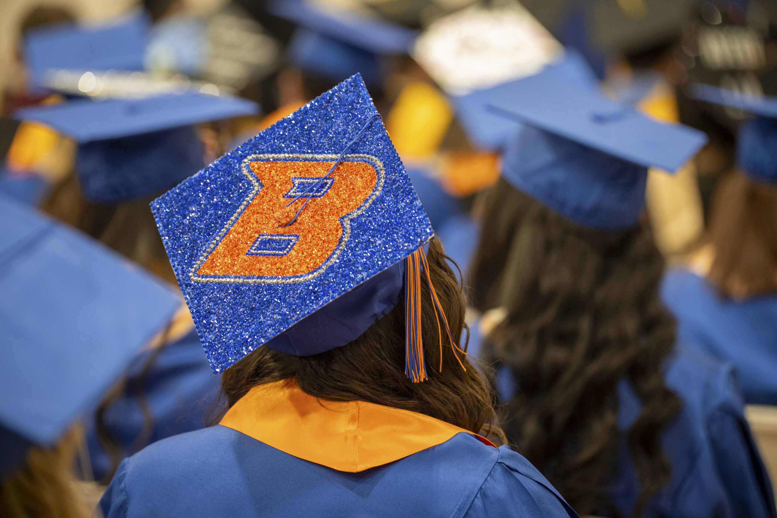 Boise State Winter Commencement, morning session, photo by Priscilla Grover