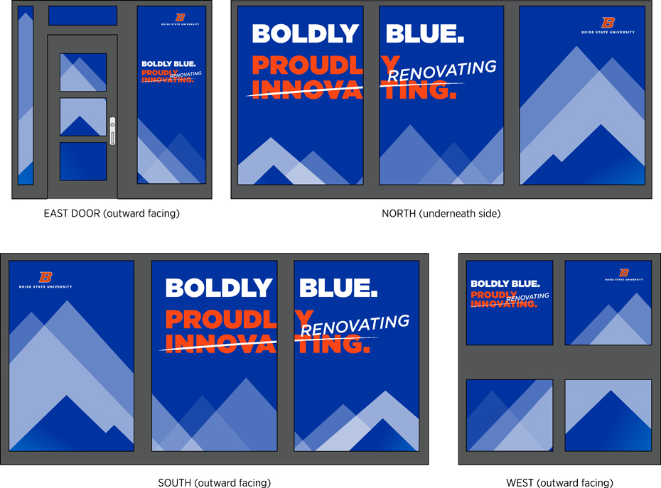 Image shows mountain shaped graphics on a blue background with the headline 