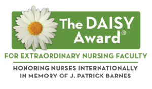 Logo for the Daisy Award for extraordinary nursing faculty